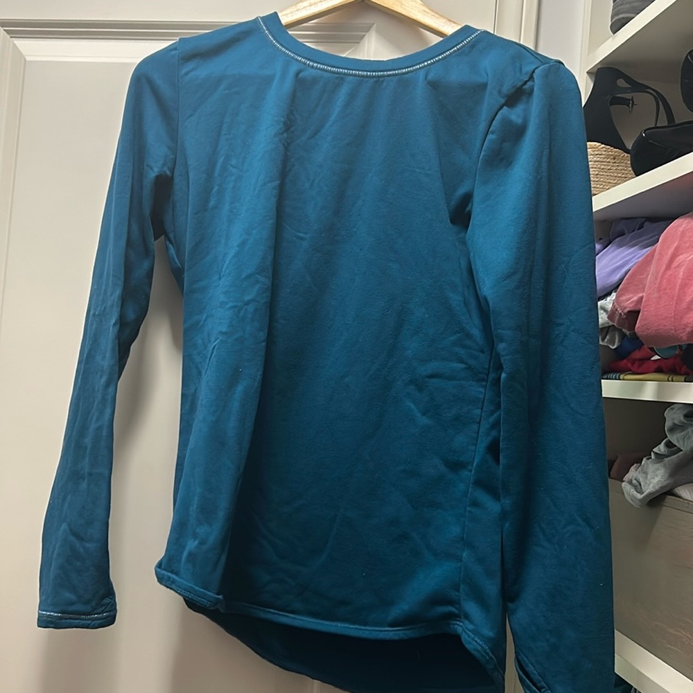 ClimateRight teal medium pj long sleeve shirt